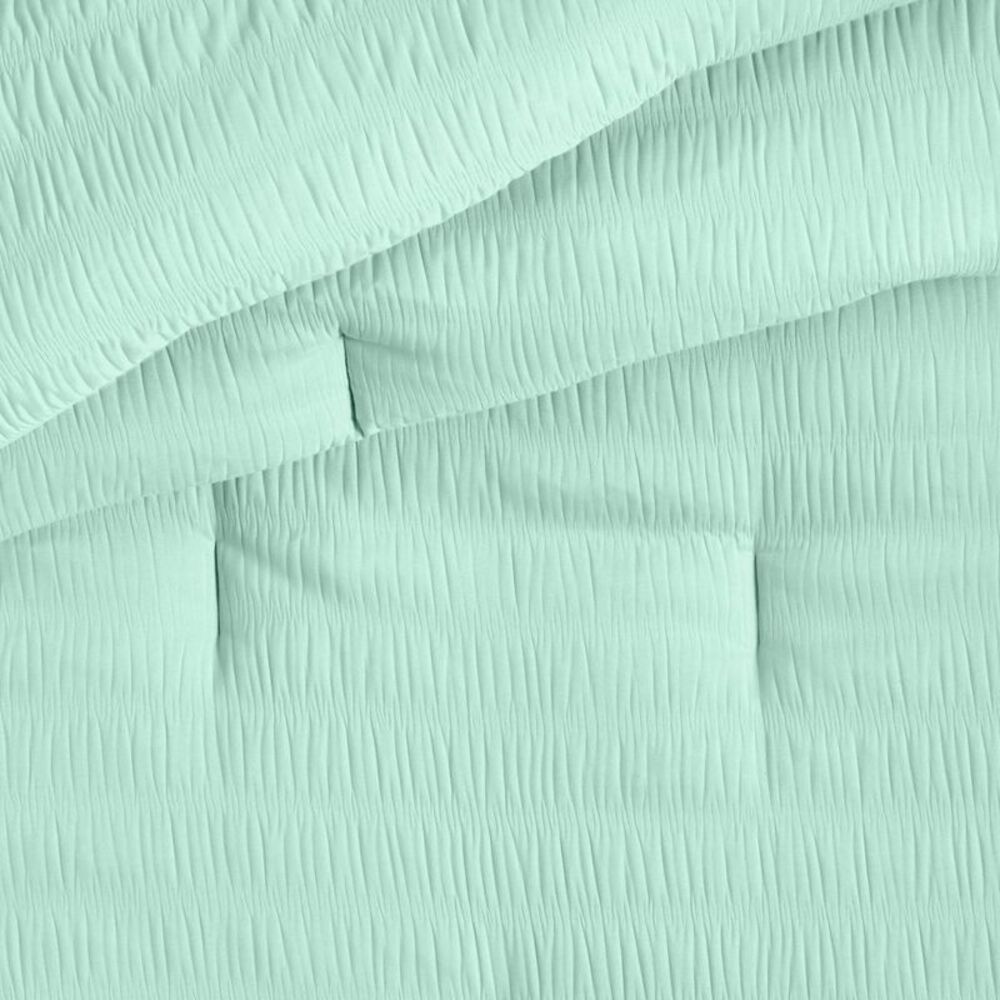 Pillowfort - Seersucker Kids' Bedding Comforter Set Mint - Picture 3 of 4
